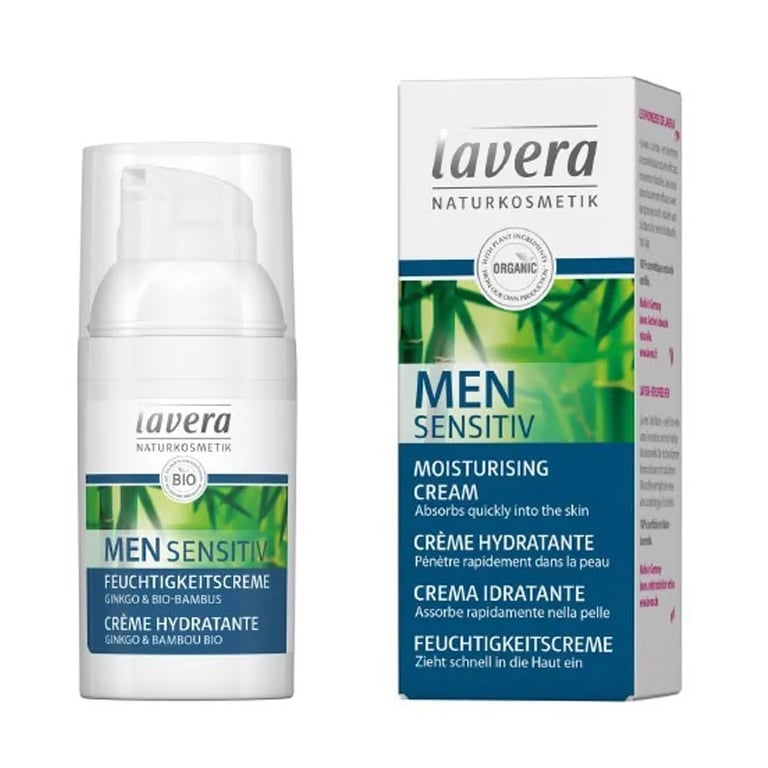 Crème Gezichtshydraterende Men Sensitive Bio