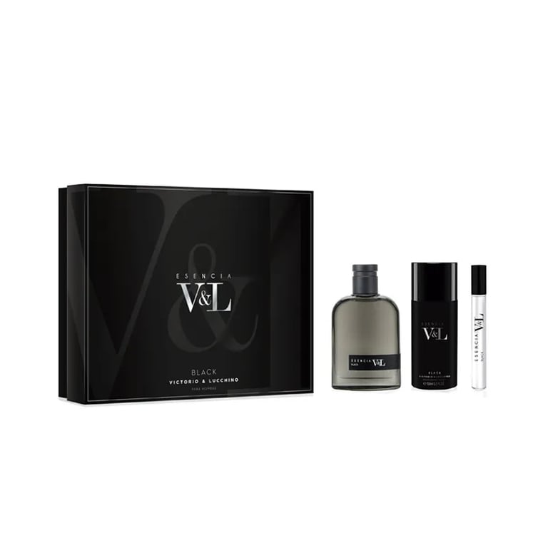 Esencia Black Set EDT 100 ml + EDT 10 ml + Déodorant 150 ml