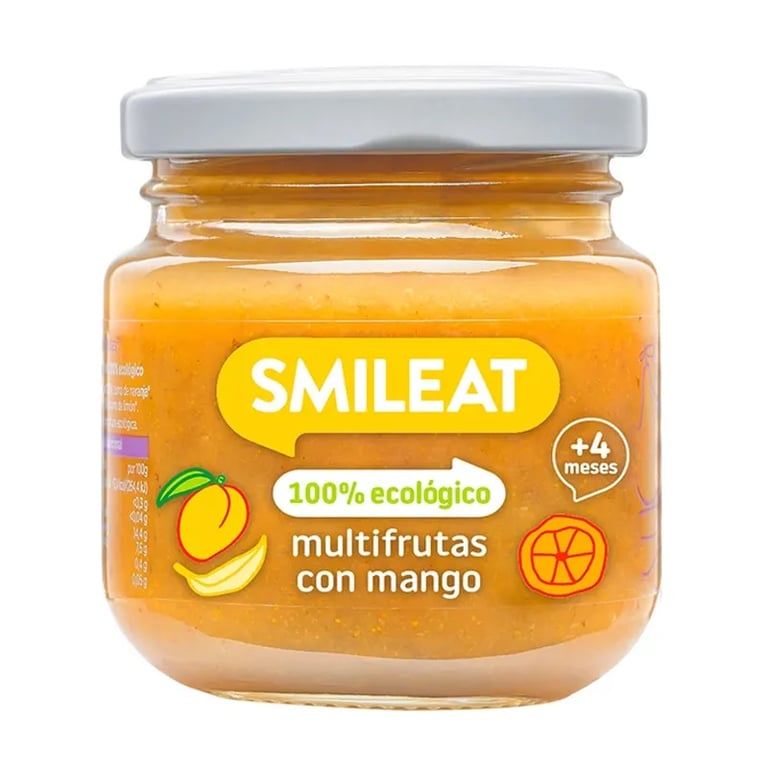Tarrito Ecológico Multifrutas Con Mango 4M+