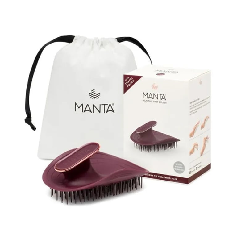 Healthy Hair Brush Ultra Gentle #Burgundy-Rose Gold