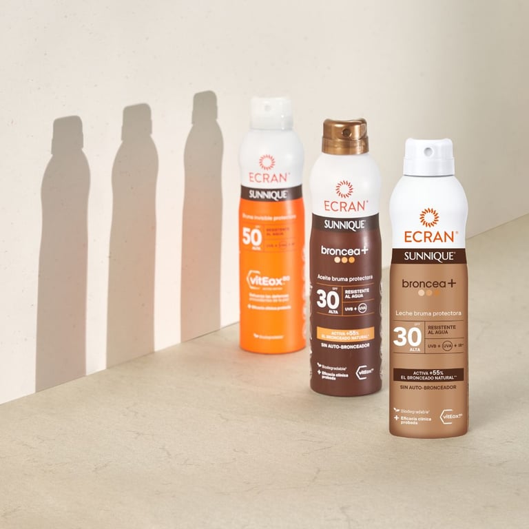 Sunnique Broncea+ Latte Nebbia Protettiva SPF50 250 ml di Ecran