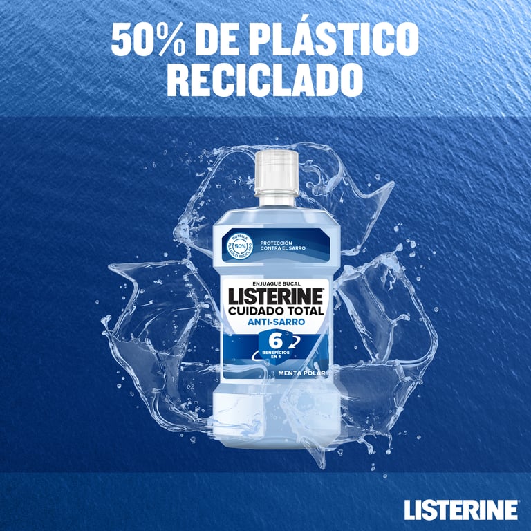 Cuidado Total Antisarro 500 ml de Listerine - imagen 2 de 8