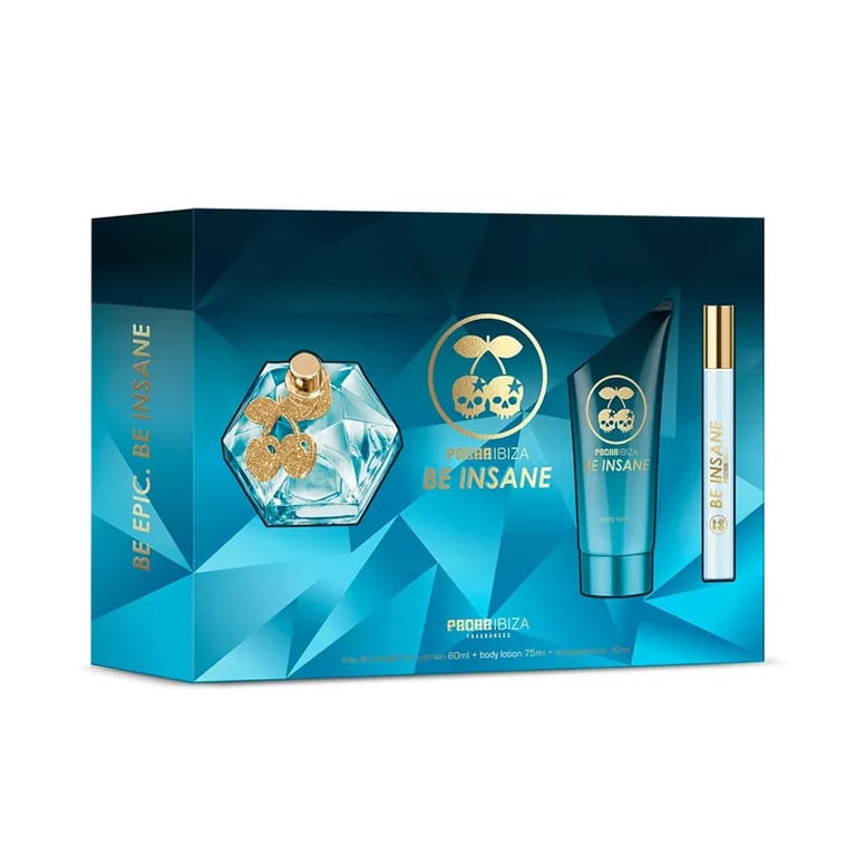 Coffret Pacha Ibiza Be Insane Woman 3 Produits EDT 80 ml