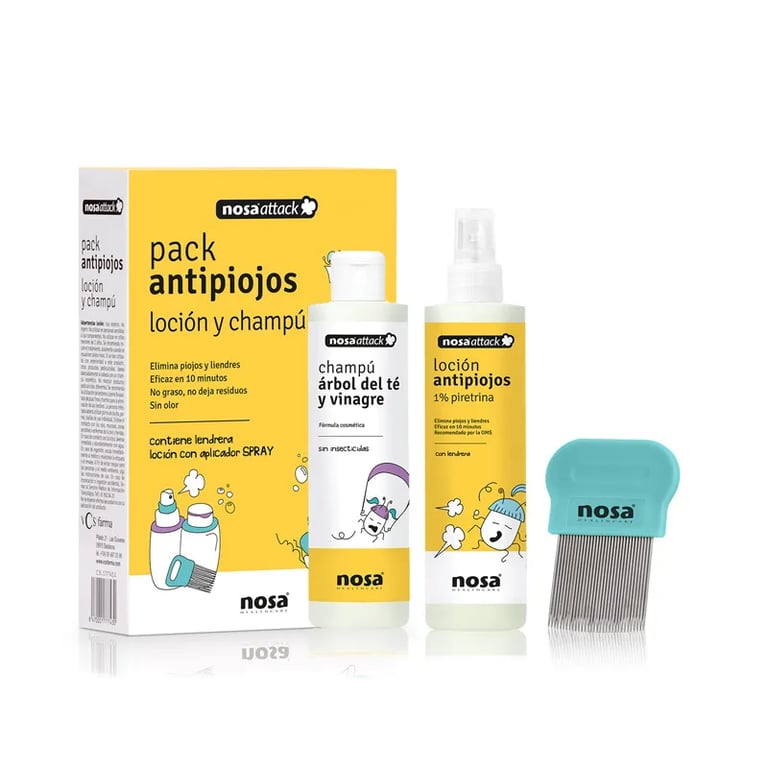 PACK ANTIPIOJOS LOCIÓN Y CHAMPÚ