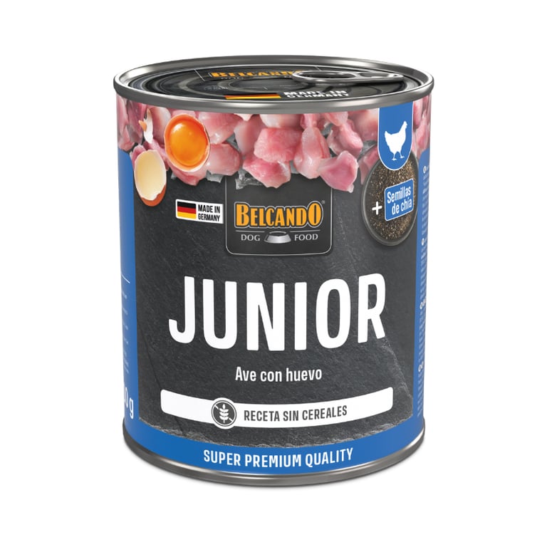 Belcando Comida Húmeda Perro Junior Junior Ave con Huevo - imagen 4 de 5
