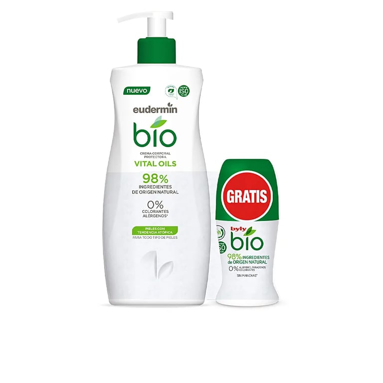 Bio Natural Vital Oils Crema Protectora + Desodorante Roll-On