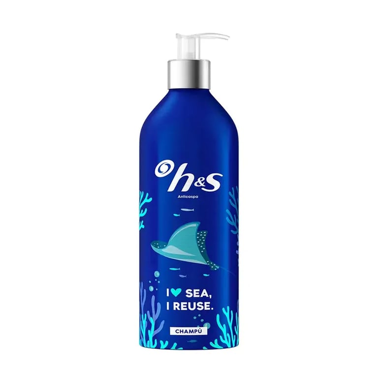 Bouteille Rechargeable Aluminium Classique Shampooing