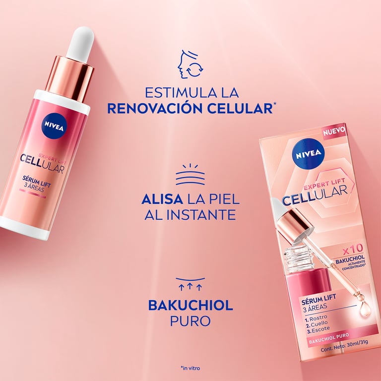 Cellular Expert Lift Sérum Bakuchiol 3 Áreas 30 ml de Nivea