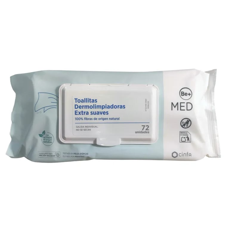 BE+ PEDIATRICS TOALLITAS DERMOLIMPIADORAS