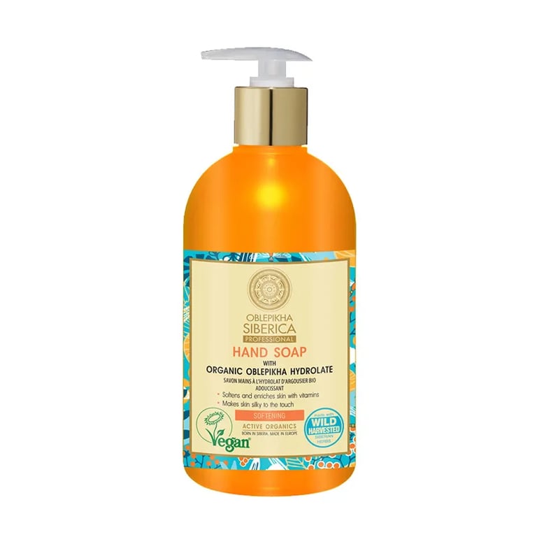 Feuchtigkeitsspendende Handseife mit Hydrolat aus Bio-Sanddorn Vegan