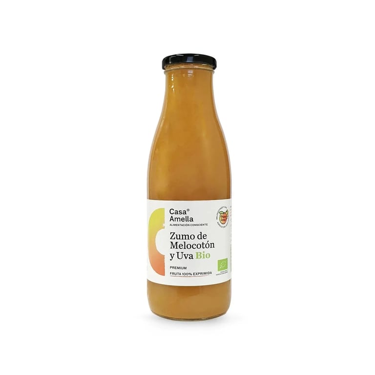 Pfirsich- und Traubensaft Bio
