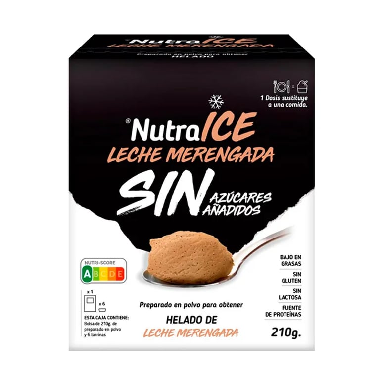 Helado De Leche Merengada Sin Azúcar