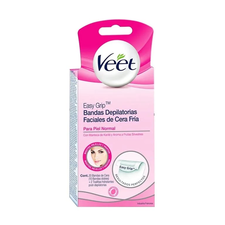 Bandes De Cire Froide Épilation Visage Easy Grip
