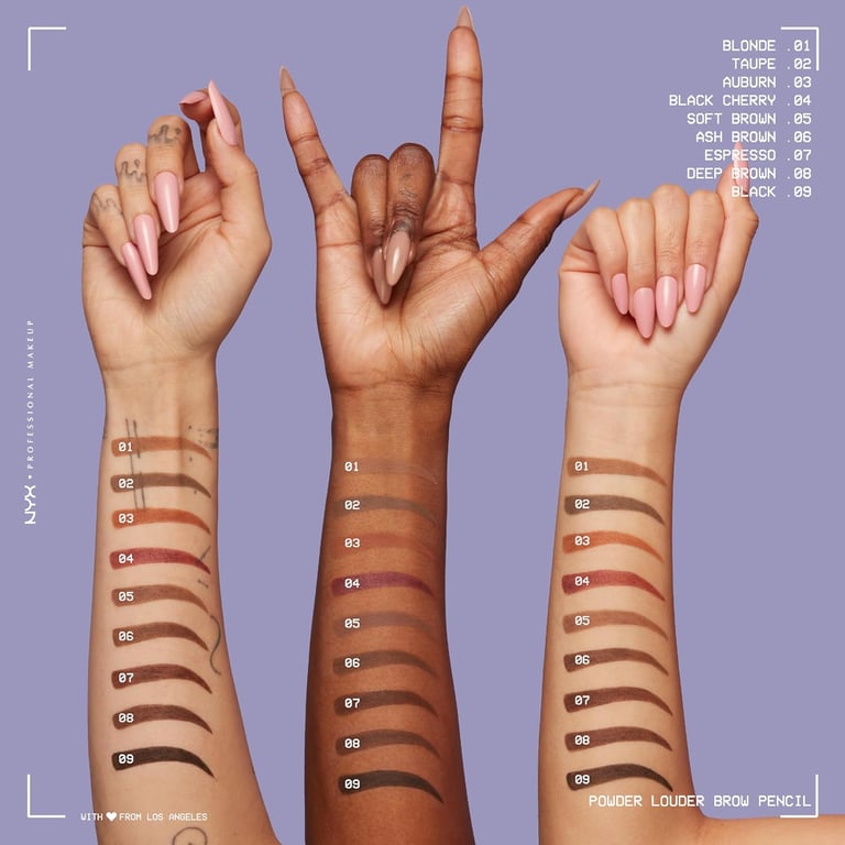 Powder Louder Brow Pencil #01 Blonde de NYX