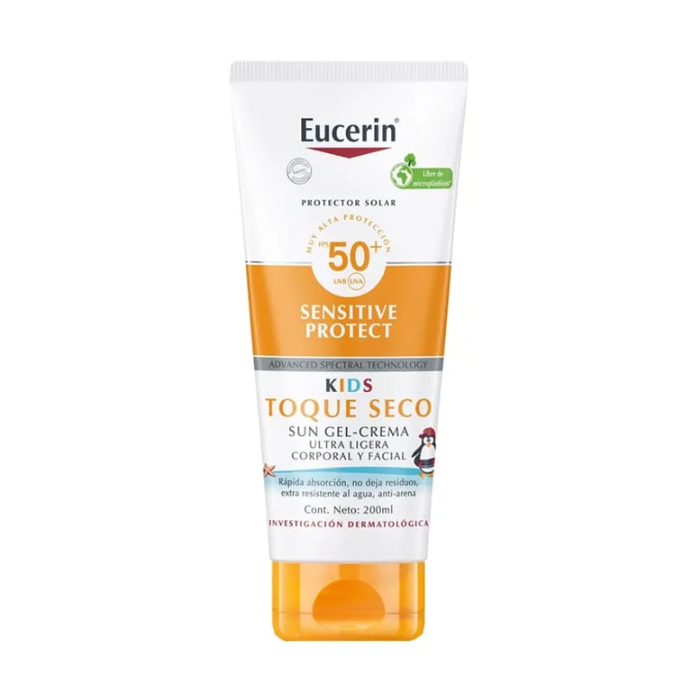 Eucerin Sun Gel Cream Sensitive Protect Kids Trockene Berührung SPF50+