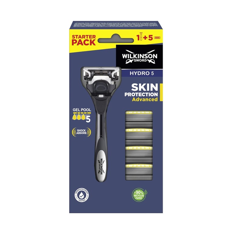 Wilkinson Sword Hydro Gel Rasoio + 5 Ricariche