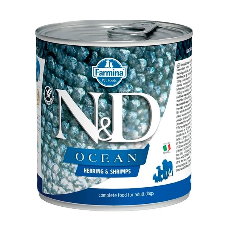 Natte Voeding Hond ND Ocean Haring Garnalen