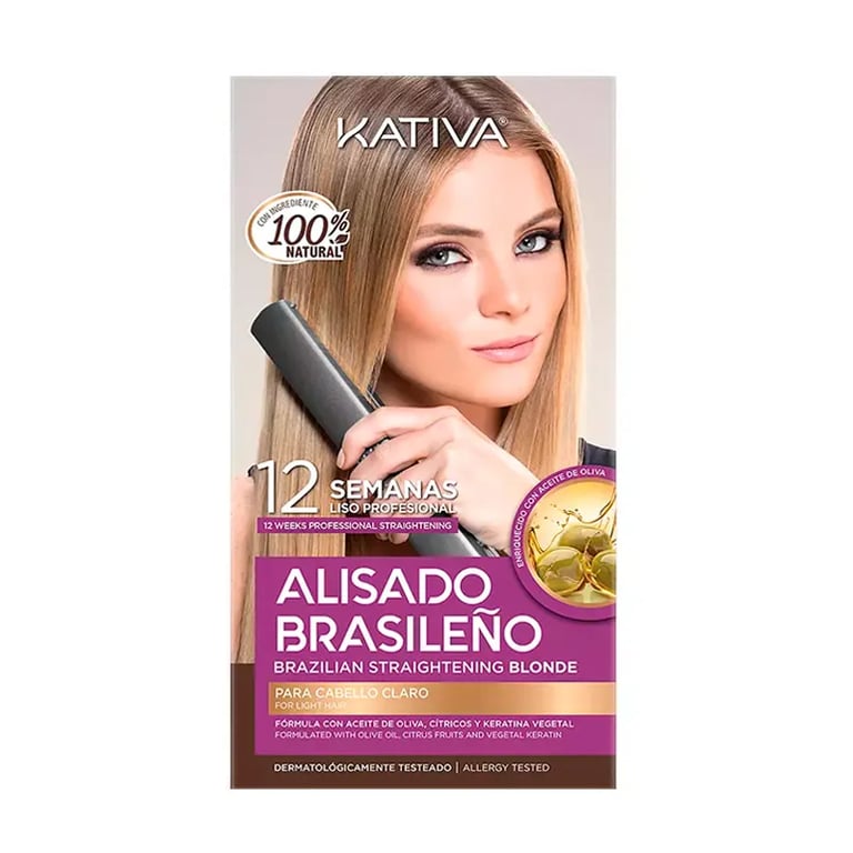 Kit Liscio Brasiliano Capelli Chiari