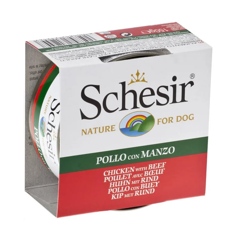 Cibo Umido per Cani Filetti di Pollo con Manzo 1 Scatoletta