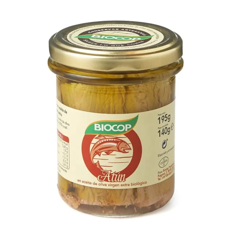 Filetes De Atún En Aceite De Oliva Virgen Extra Bio