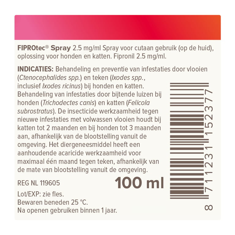 Fiprotec Spray Antiparasitaire - imagen 2 de 5