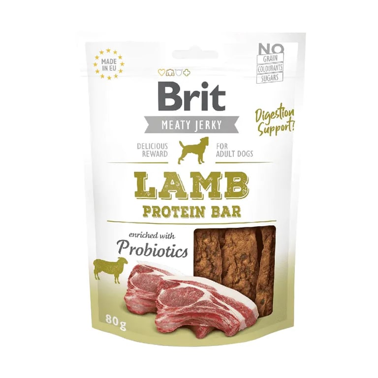 Meat Jerky Snack Dog Protein Bar Lamb
