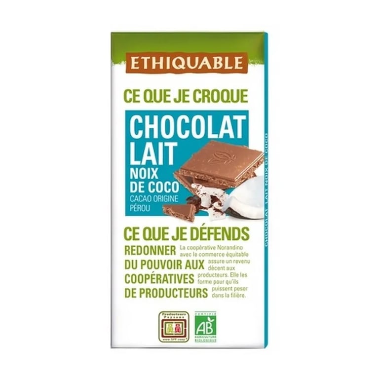 Chocolate Con Leche Coco Bio