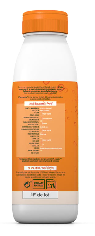 Fructis Hair Food Papaya reparierender Conditioner 350 ml von Garnier - imagen 6 de 12