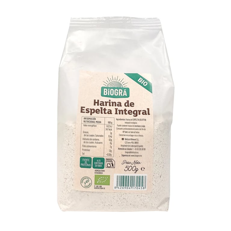HARINA DE ESPELTA INTEGRAL BIO