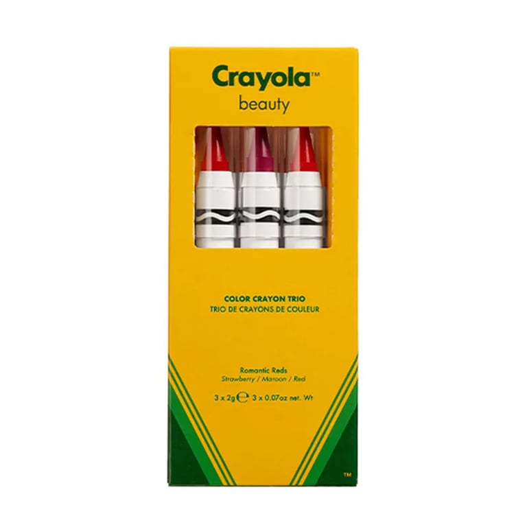 Crayola Crayon Trio Romantic Red