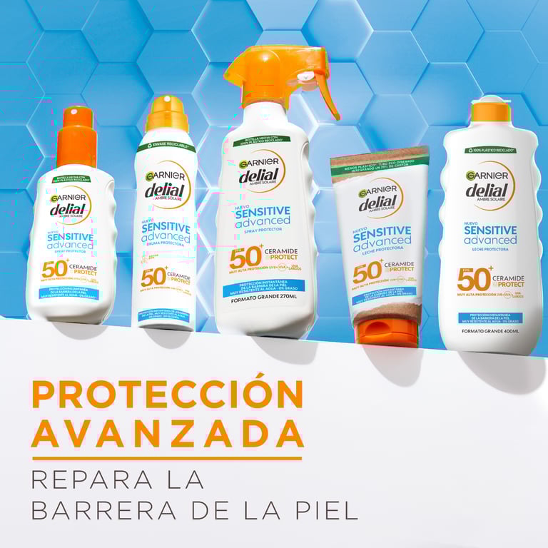 Delial Sensitive Advanced Brume Solaire Ceramide Protect SPF50+ 150 ml de Garnier