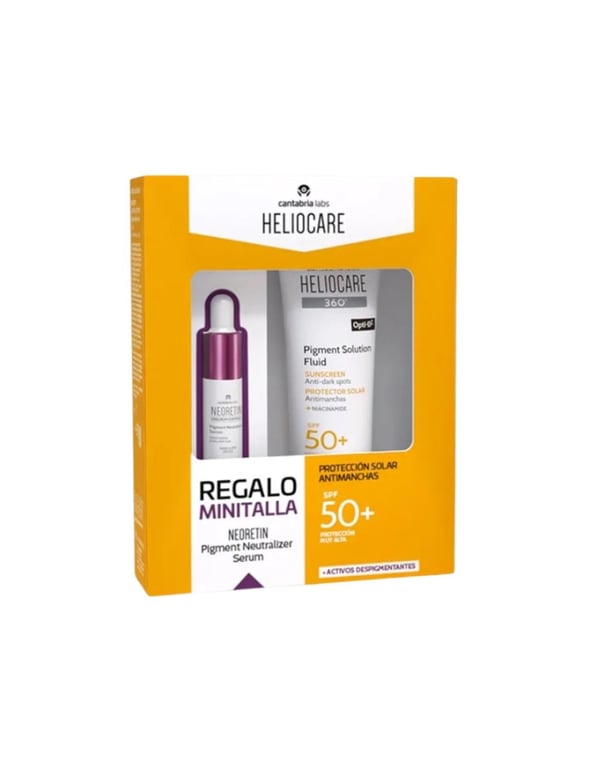 Heliocare 360° Solución Pigmentaria Fluida SPF50+ 50ml + Neoretin 10ml