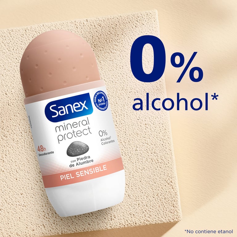 Mineral Protect Sensitive Haut 48h Deodorant Roll-on 50 ml von Sanex