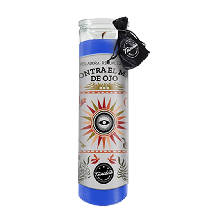 Velón Ritualizado Contra el Mal de Ojo