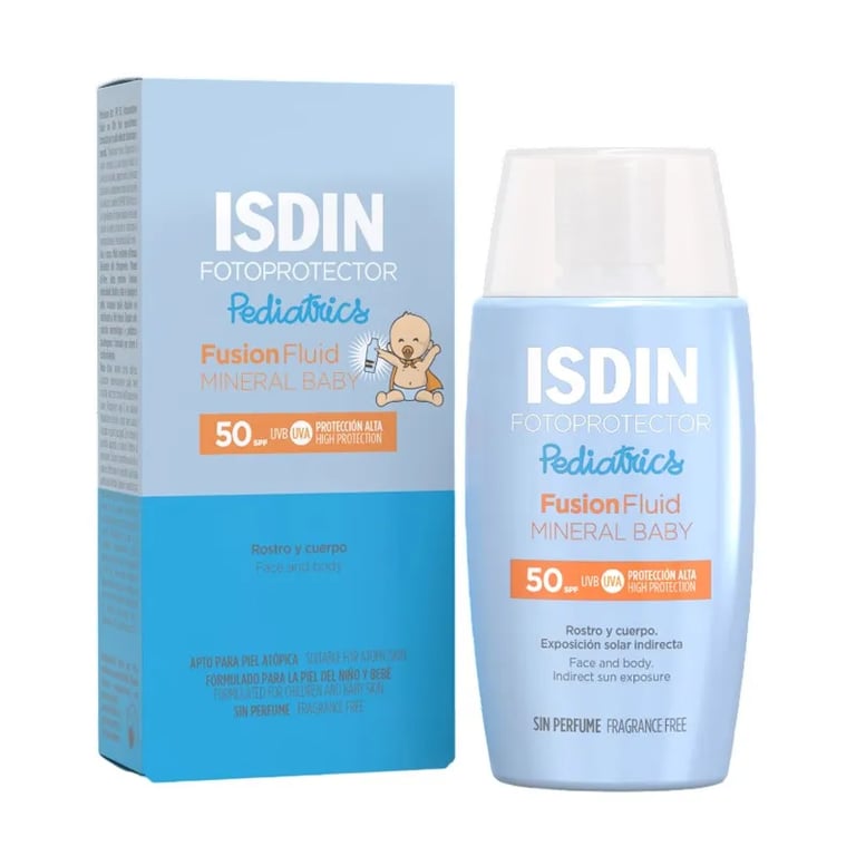 FOTOPROTECTOR ISDIN PEDIATRICS FUSION FLUID MINERAL BABY SPF 50