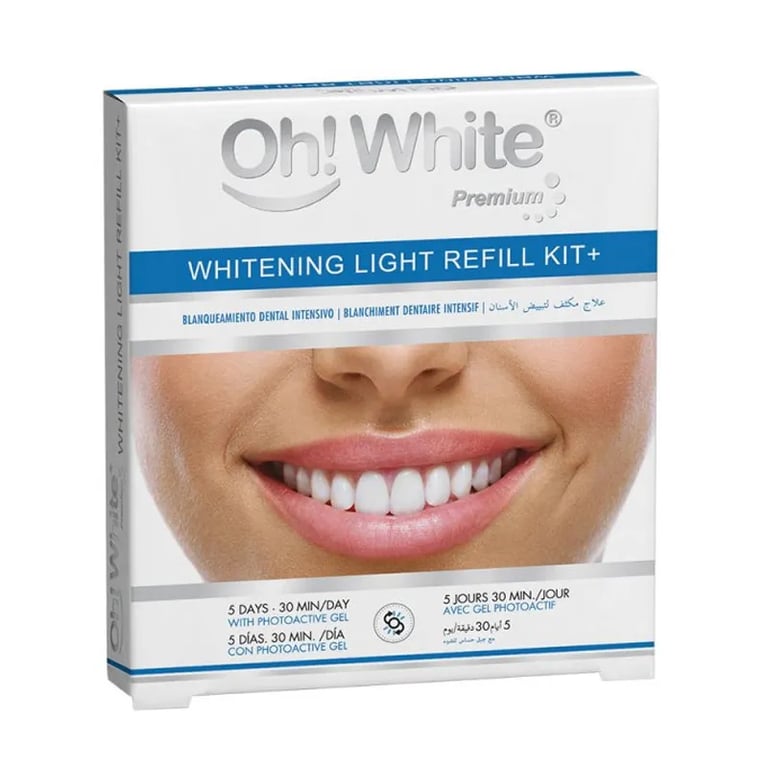 Whitening Light Recarga Kit + 6 Recambios Para Kit