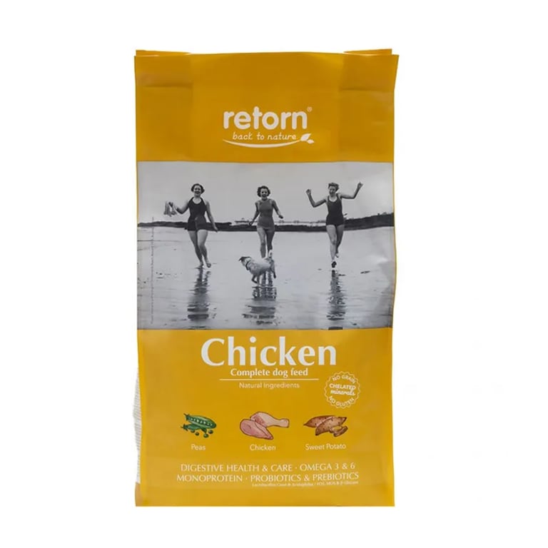 Pienso Natural Para Perros De Pollo