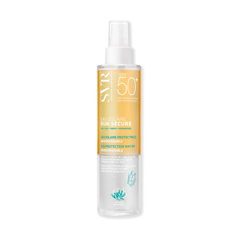 Sun Secure Protettore Solare Acqua Biodegradabile SPF50+