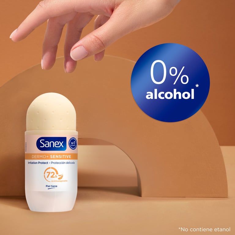 Dermo+ Sensitive 72h Deodorant Roll-on 50 ml von Sanex