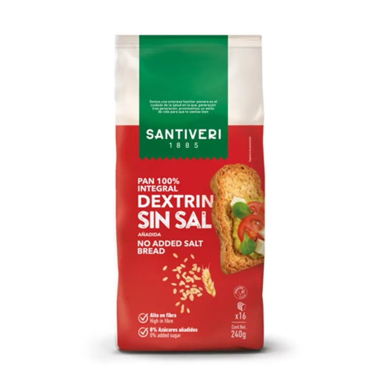 Pain 100% Complet Dextrin Sans Sel