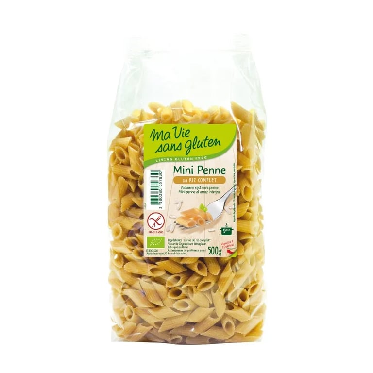 Mini Penne De Arroz Integral