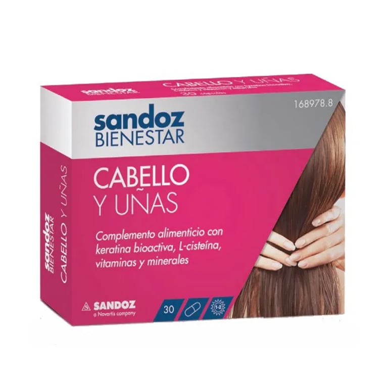 SANDOZ BIENESTAR CABELLO Y UÑAS