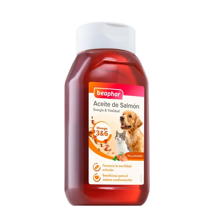 Aceite De Salmón Para Perros y Gatos