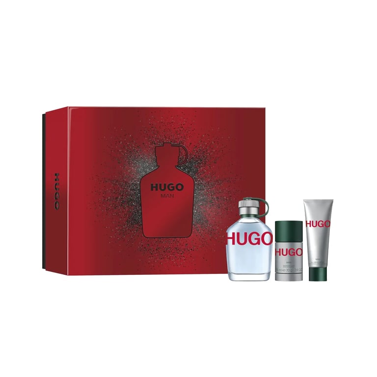 Hugo Man EDT 125 ml + Déodorant 75 ml + Gel Douche 50 ml