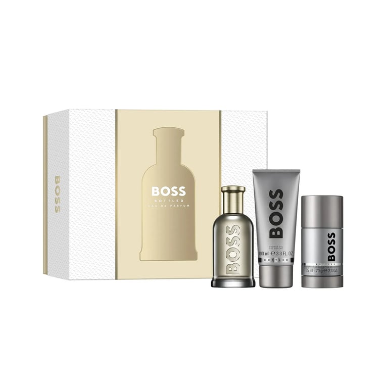 Boss Bottled EDP 100 ml + Gel Douche 100 ml + Deo 75 ml