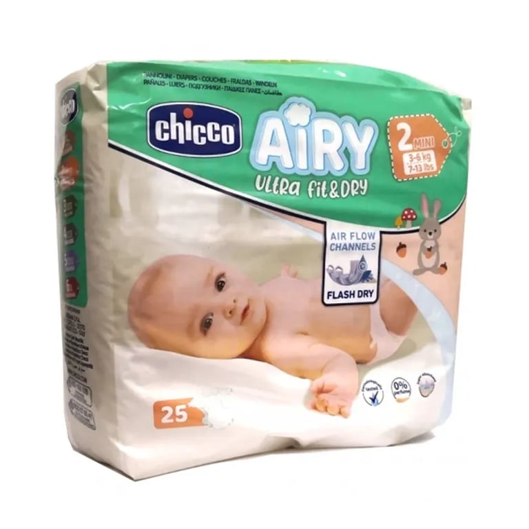 Fraldas Airy Mini T-2 3-6 Kg