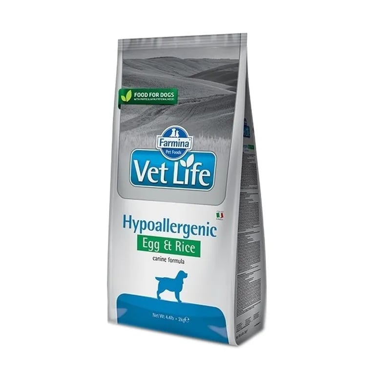 Hundefutter Vetlife Hypoallergenic Ei Reis