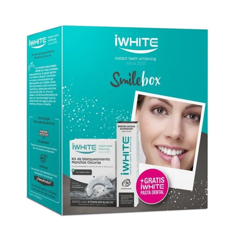 Iwhite Pack Kit Taches 10 moules + Pâte de Cadeau