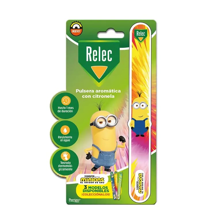 Relec Bracelet Aromatique Avec Citronnelle Minions #Rose