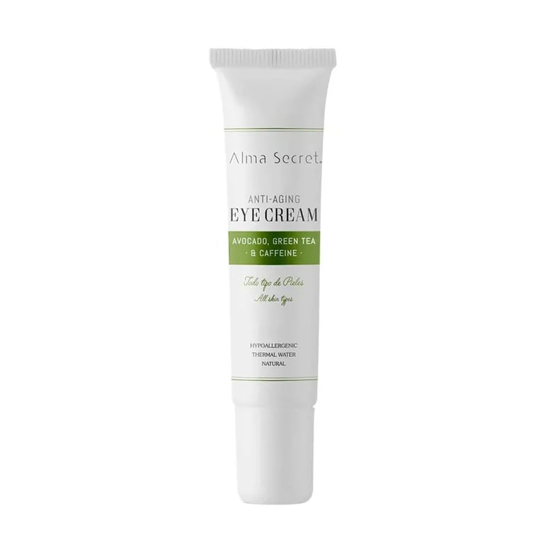 Contorno De Ojos Antiedad Aguacate Té Verde Cafeína